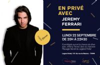 Happy Dinner avec l'artiste Jérémy FERRARI au Legend Hotel. Le lundi 22 septembre 2014 à Paris06. Paris.  20H00